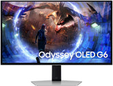 SAMSUNG Odyssey OLED G6 G60SD Gaming Monitor, 27" QHD OLED Display, 360Hz Refresh Rate, 0.03ms (GtG) Response Time, AMD FreeSync Premium Pro, Silver | LS27DG602SMXUE